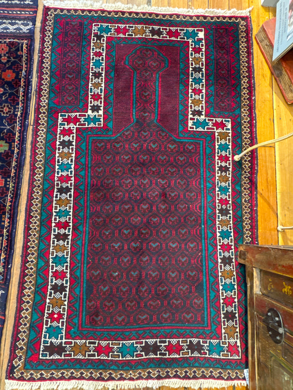 Balouch Prayer Rug - Iran - 56” x 32”