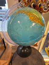 1982  Rand McNally Illuminated 12" Political/Physical Globe