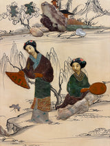 "A Trip to the Shore" - Traditional Relief Art Plaque