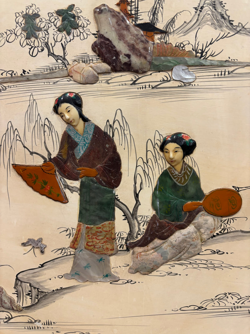 "A Trip to the Shore" - Traditional Relief Art Plaque