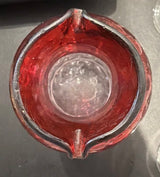 Double Trouble - Bohemian Cranberry Flash Glass Vase