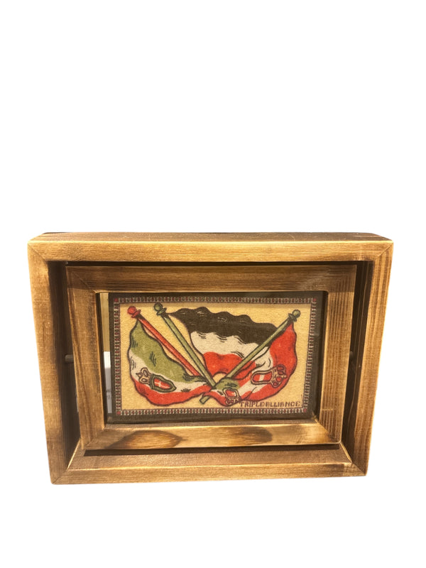 Austro-Hungary + Triple Alliance - Mini - Framed - Antique Promotional Flannels