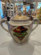 Hey Sugar - Hand Painted Geometrics Japanese Sugar Bowl
