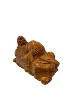 Zhoulao Hand Carved Boxwood "Bookend"