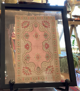Persian Rug - Large - Framed - Special Antique Promotional Flannel