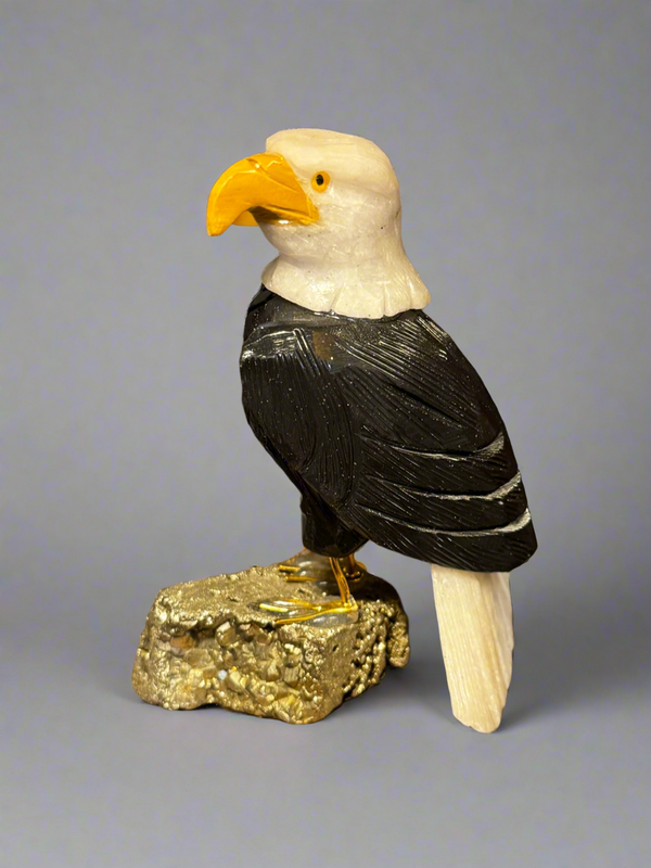 Ernest the Carved Stone Eagle