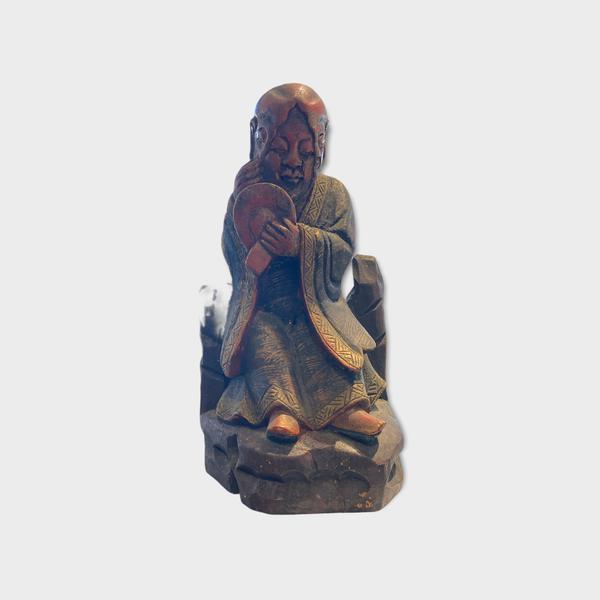 Buddhist Figural Carving - Fine