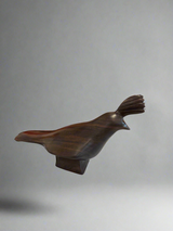 Handmade Ironwood Quail - Mexico - 1960s