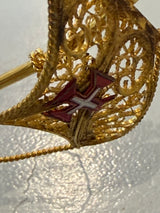 Portuguese Filigree Caravel Ship