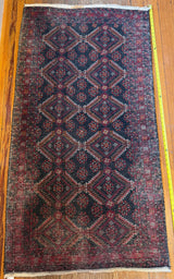 The Nomad's Last Mile • Afghan-Baluch Tribal Rug • 31" x 59"