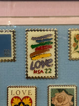 A "Whole Lotta' Love" - Love Stamp Lapel Pin Collection