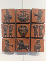 Thyssen Keramik - Nine Panel Relief  - Denmark 1960s