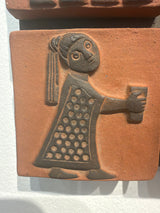 Thyssen Keramik - Nine Panel Relief  - Denmark 1960s