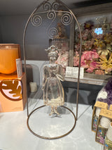 Grande Signora Old Italian Ex-voto w/Stand