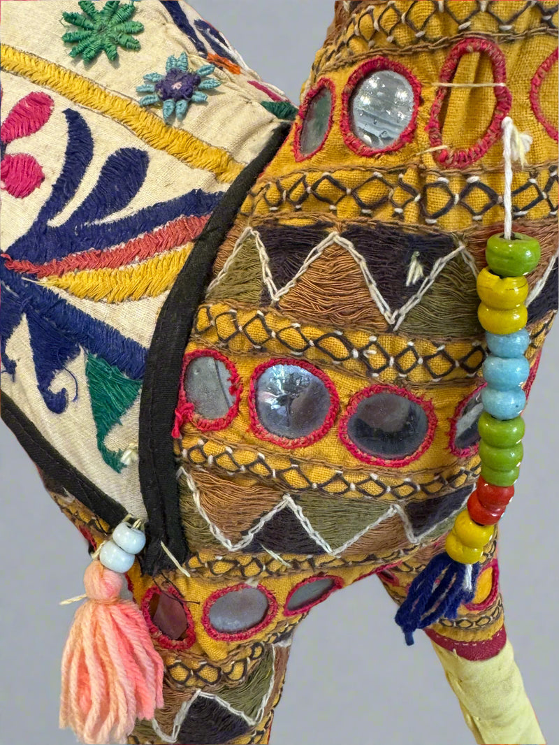 Very Large Rajasthani Fabric Camel - 1950s
