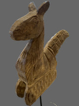 Carved Indian Architectural Strut Element on Stand