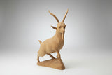 Fine Hand Carved Mountain Goat - Russia 1950s - Diplomatic Courier Collection