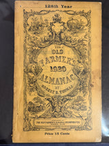 Antique, Rare and Notable Almanacs