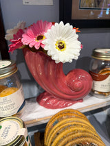 Weil Ware Cornucopia Vase - 1940s/50s