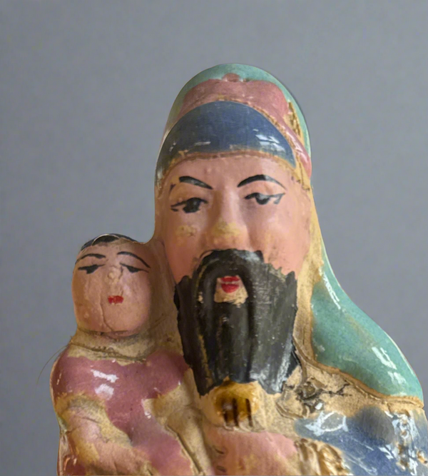 Unique Porcelain Famille Rose Statues - Prosperity, Fortune, Longevity