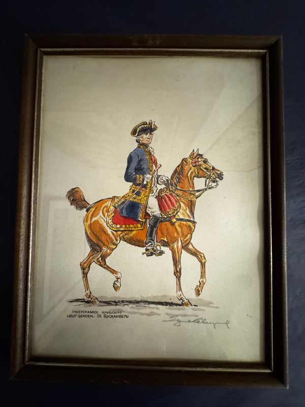 Lieutenant General Rochambeau (American Revolution)  - Eugene Leliepvre