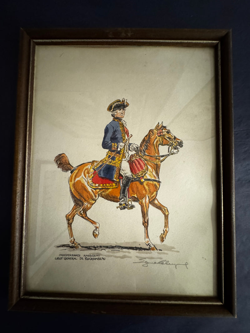 Lieutenant General Rochambeau (American Revolution)  - Eugene Leliepvre
