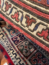 Antique Qashqai Rug - 90” x 56”