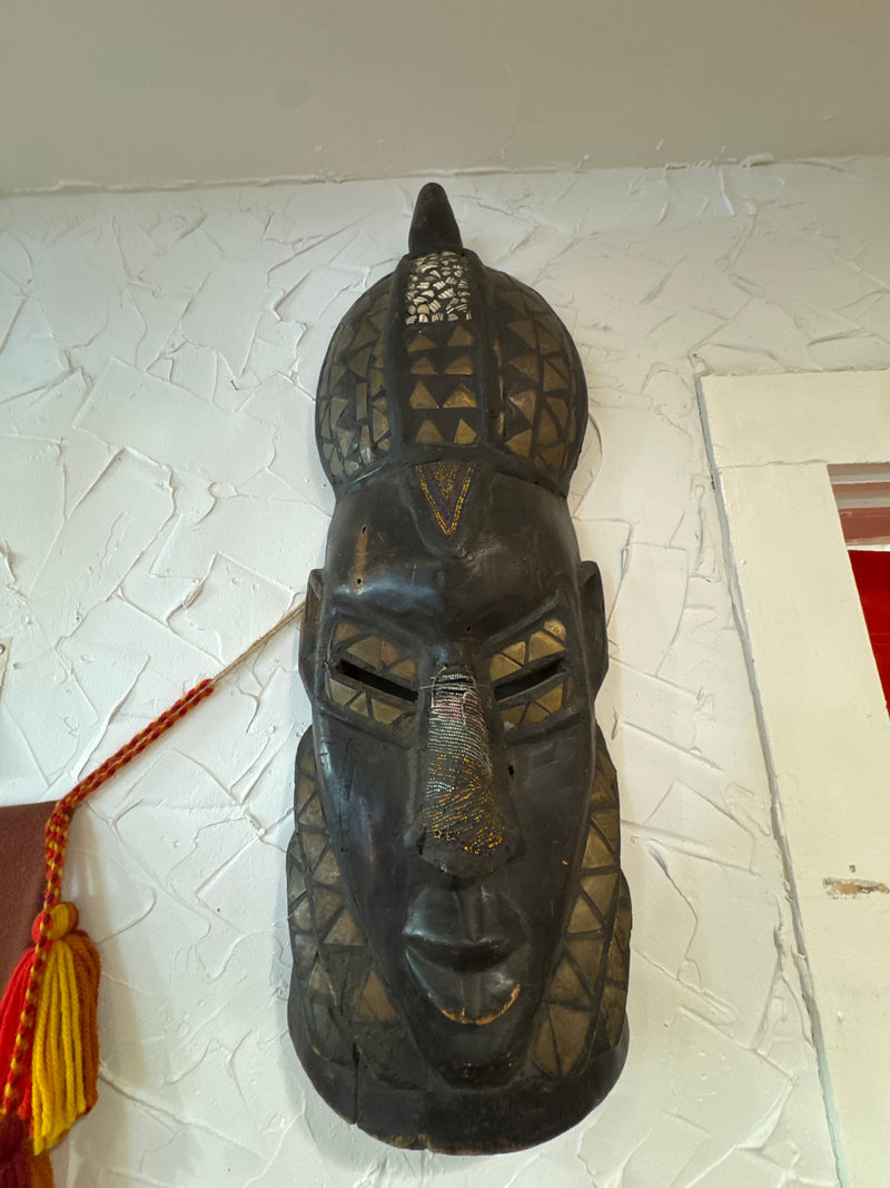 Older Traditional Ashanti Mask • Ghana