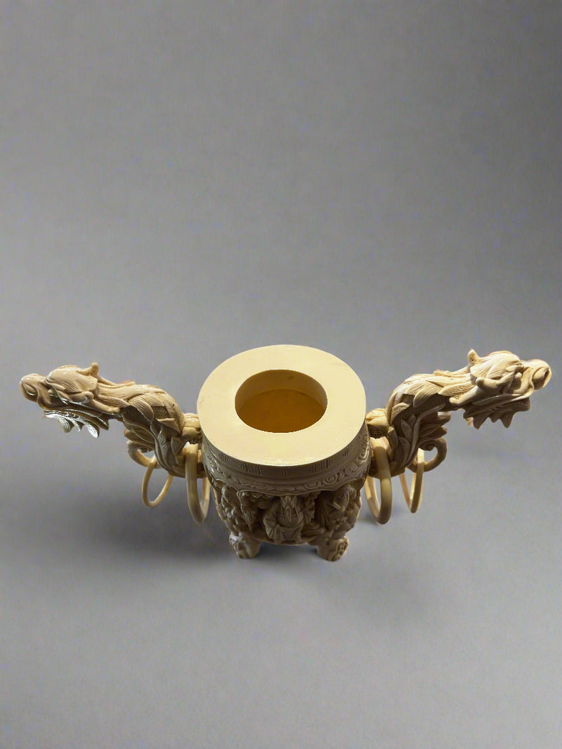 Elaborate and Detailed Carved Resin Censer