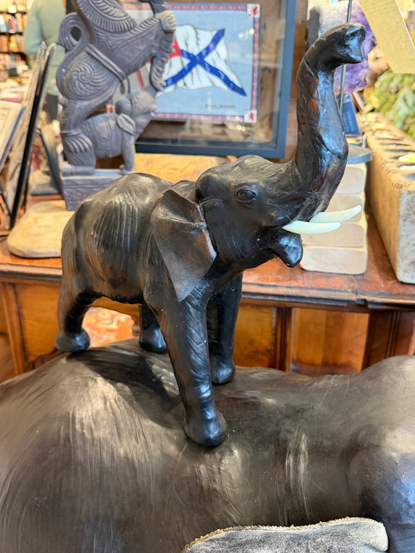 Old World in a New Skin - Leather Wrapped Elephant