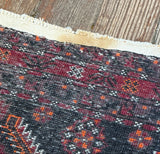 The Nomad's Last Mile • Afghan-Baluch Tribal Rug • 31" x 59"