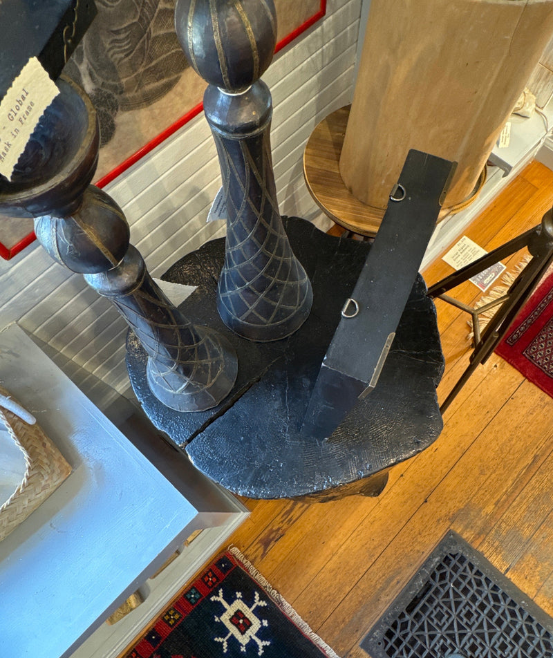 Gramercy Park Hotel "Ebonized" Stump Side Table