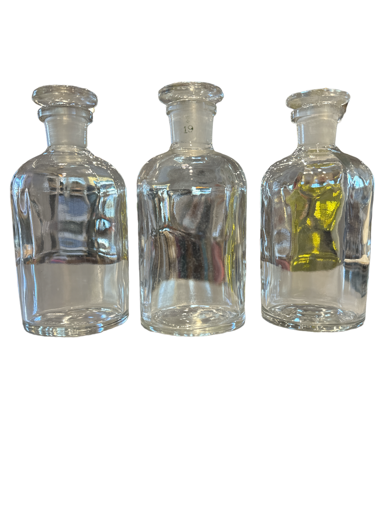 Corning Pyrex Pharmaceutical Bottle w/Stopper - pre 1970s
