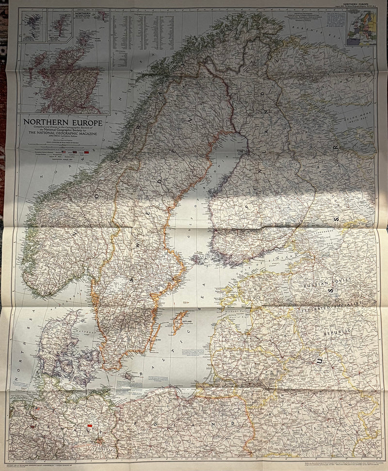 National Geographic Maps 1936-1974