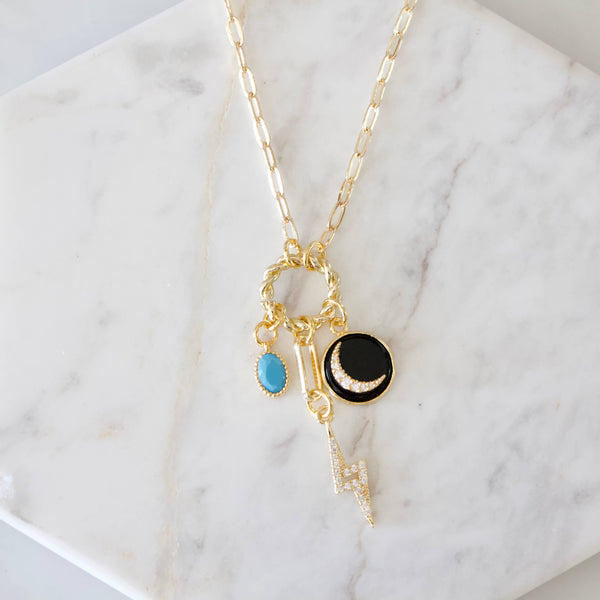 Thunder Luck Charm Necklace