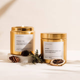Fraser Fir Gold Candle