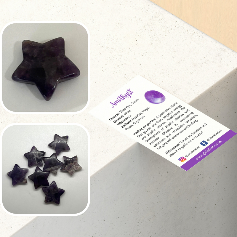 Shooting Star - Black Obsidian
