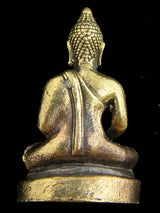 Mini Brass Seated Buddha