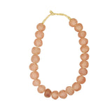 Recycled Glass Beads: Pink / Extra Small