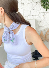 Purple Bandana with Lavender