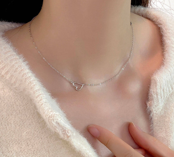 Heart Necklace Gold
