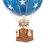 Hot Air Balloon - Large - Blue Stars