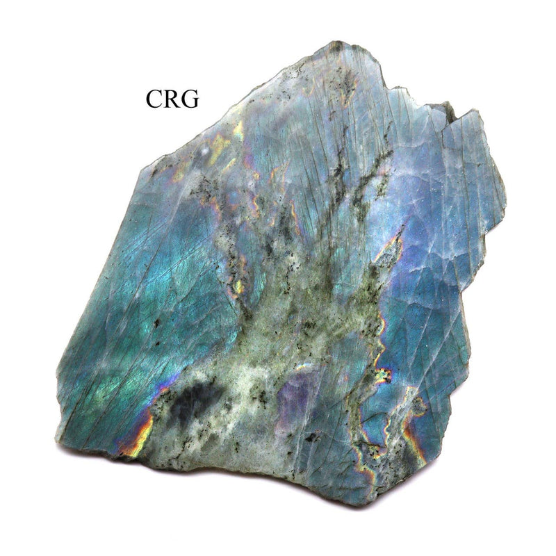 Labradorite Specimen on Stand