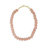 Recycled Glass Beads: Pink / Extra Small