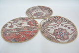Vintage Antique Coffee Cup Pad/Table Rug Placemat