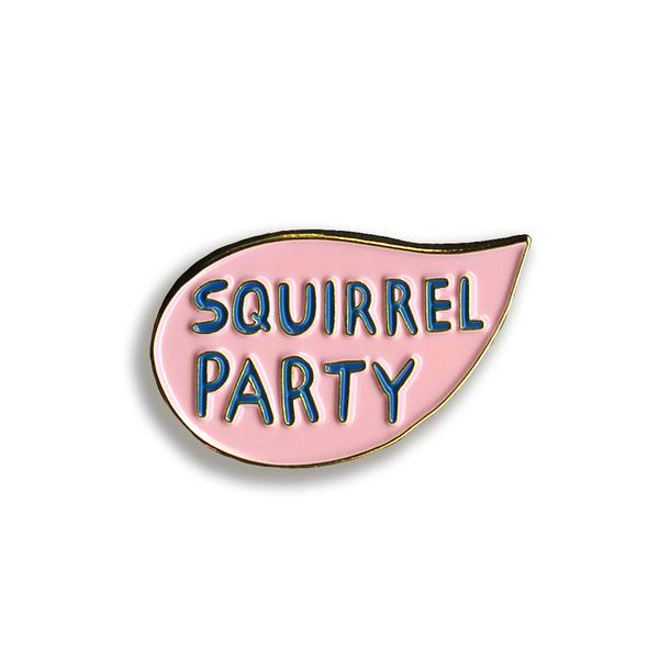 Squirrel Party Pin