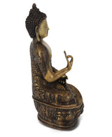Brass Budha Statue 12"