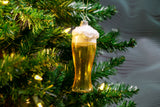 Pint Glass Glass Ornament