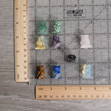 Gemstone Owl Figurine – Small Crystal Owl Decor : Tiger Eye