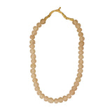 Recycled Glass Beads: Pink / Extra Small